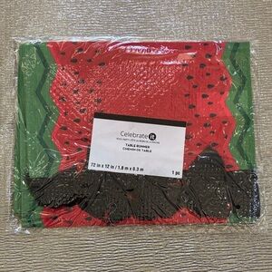 Celebrate It Red and Green Watermelon Table Runner